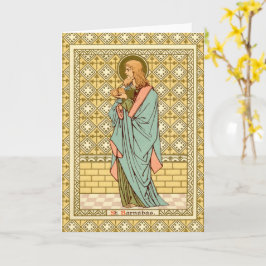 St. Barnabas the Apostle (RLS 02) Blank Hälsning Kort