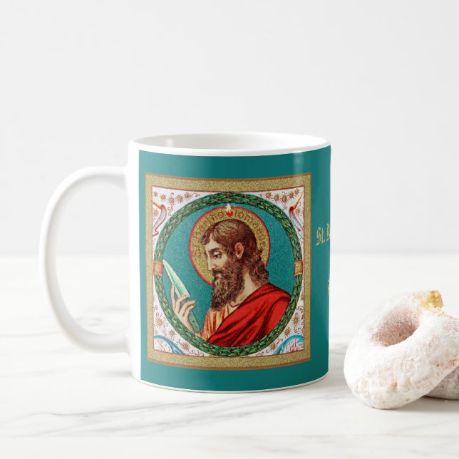 St. Bartholomew the Apostle (JMAS 03) Kaffemugg (Med munk)