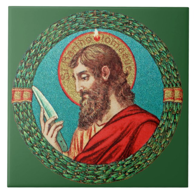 St. Bartholomew the Apostle (JMAS 03) Kakelplatta (Framsidan)