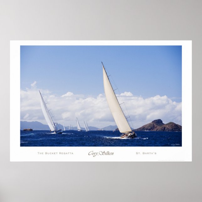 St. Barth's Bucket Regatta poster (Framsidan)