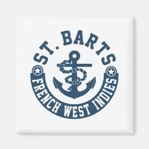 St Barts franska västra Indies Magnet