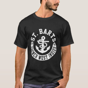 St Barts franska västra Indies T Shirt