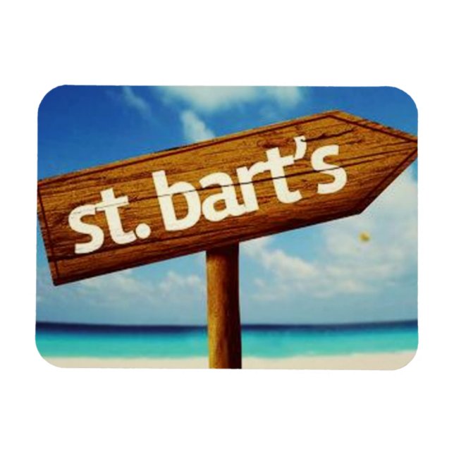 St. Bart's Magnet (Horisontell)