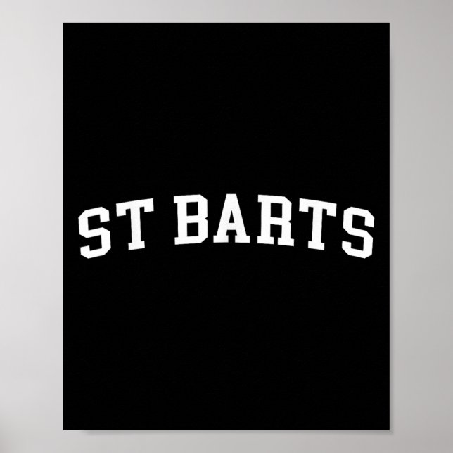 St Barts  Poster (Framsidan)