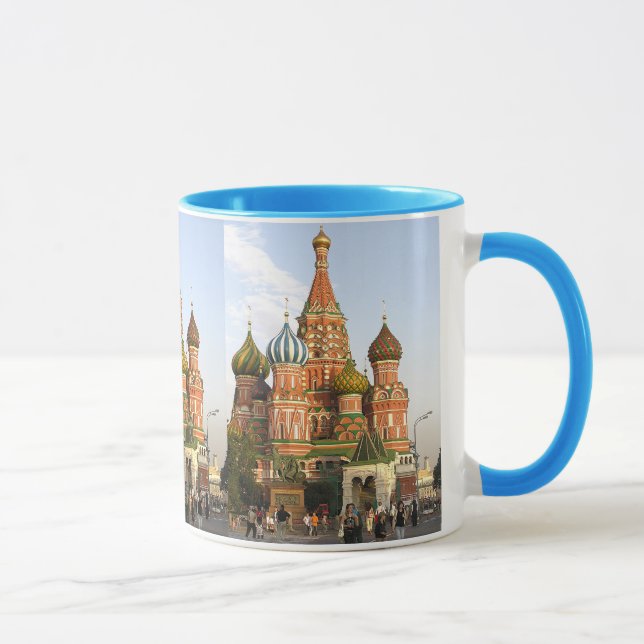 ’ST.BASIL CATHEDRAL’ MOSCOW RUSSIA COFFEE MUGG (Höger)