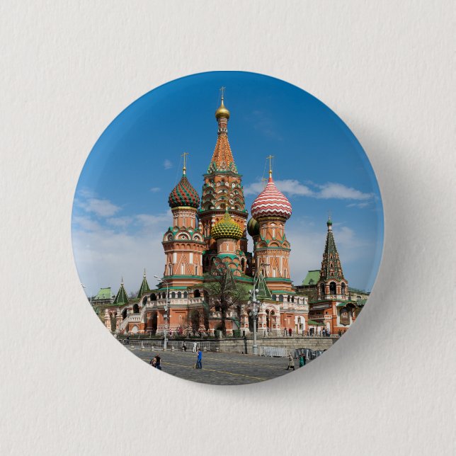 St.Basil-katedral i Moskva Knapp (Framsida)