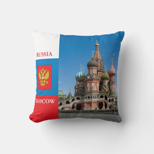 St.Basil-katedral i Moskva Kudde (Framsida)