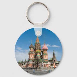 St.Basil-katedral i Moskva Nyckelring