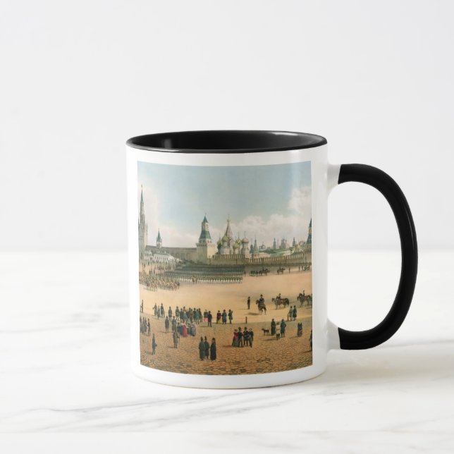 St. Basilika domkyrka som ses från Kremlinen, från Mugg (Höger)