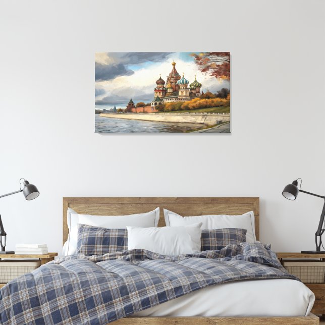 St. Basil's Cathedral Canvas Art Print (Insitu (sovrum))