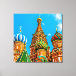 St. Basil's cathedral Canvastryck