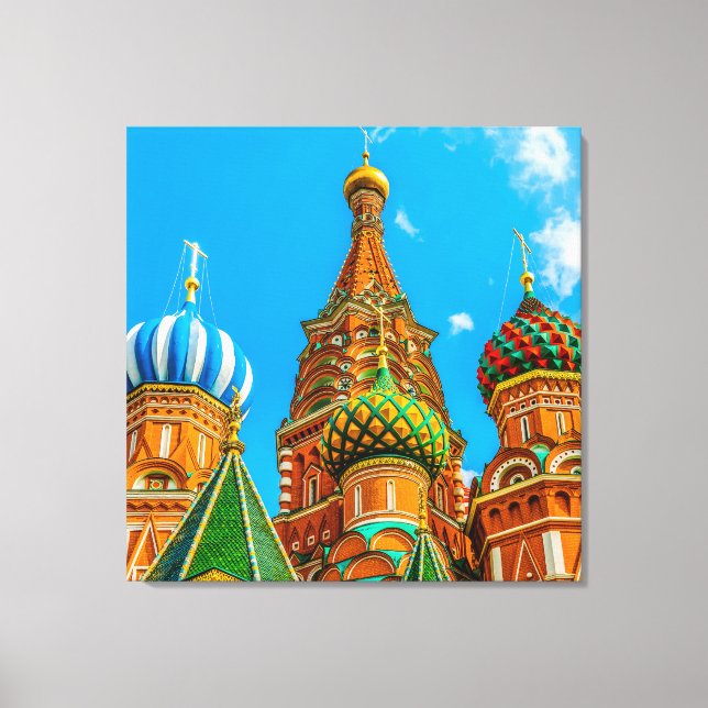 St. Basil's cathedral Canvastryck (Framsida)