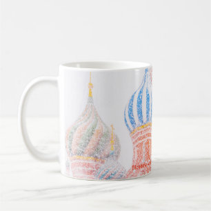 St Basil's Cathedral in Snowstorm Kaffemugg