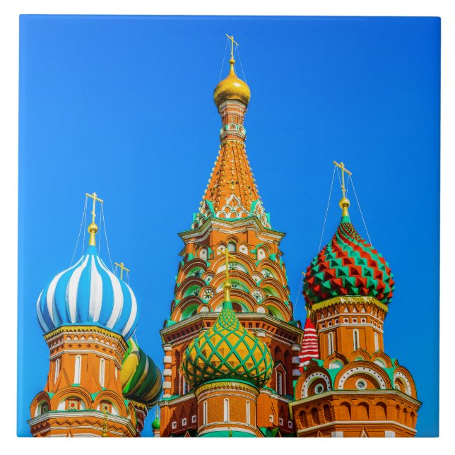 St. Basil's cathedral Kakelplatta (Framsidan)