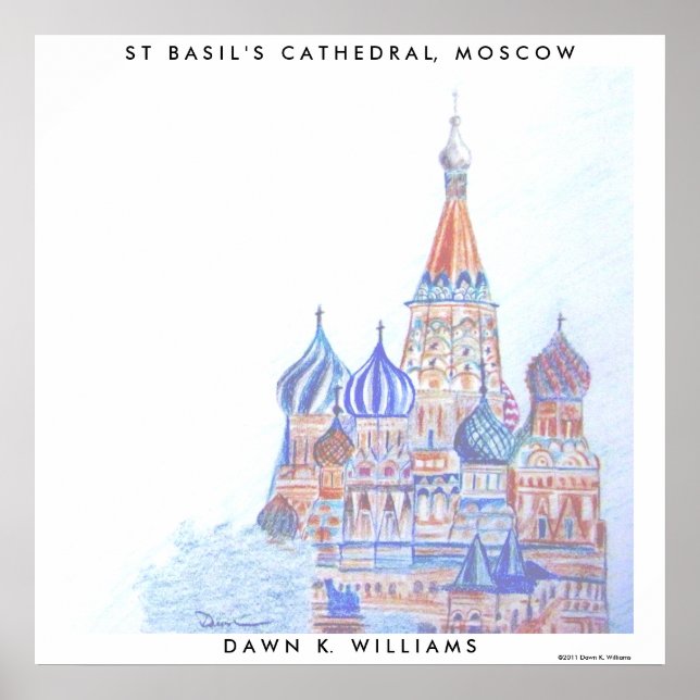 St. Basil's Cathedral Poster (Framsidan)
