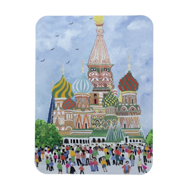 St. Basil's Cathedral Red Square 1995 Magnet (Vertikal)