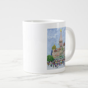 St. Basils katedralröda torget 1995 Jumbo Mugg