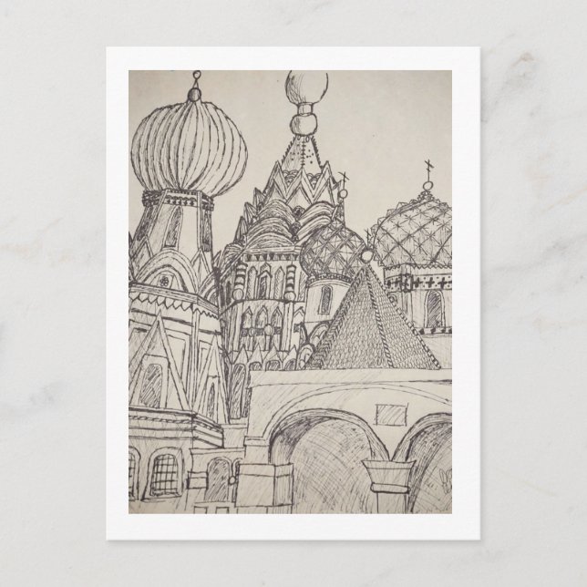 St. Basil's Vykort (Framsida)