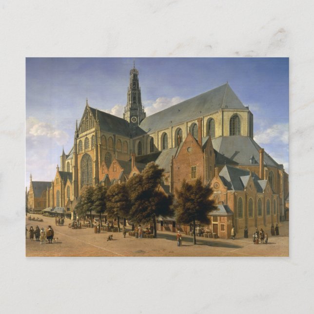 St. Bavo-kyrkan i Haarlem, 1666 Vykort (Framsida)