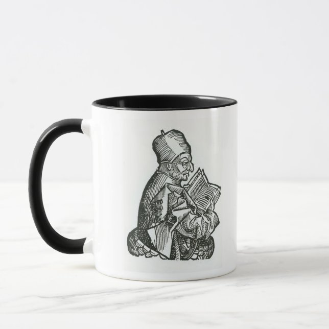St. Bede från 'Liber Chronicarum Mugg (Vänster)