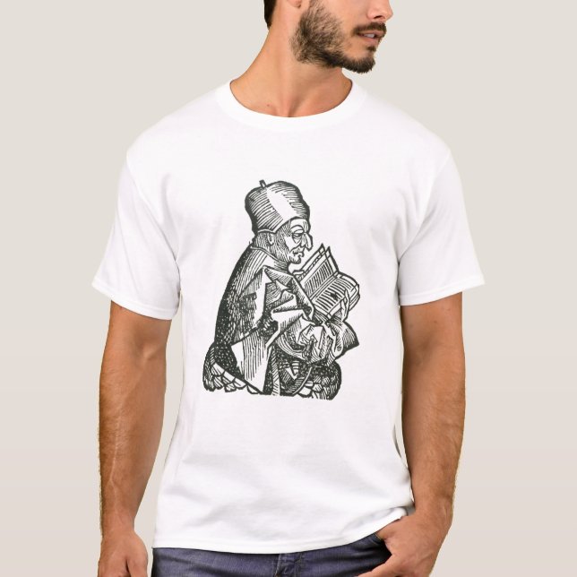 St. Bede från 'Liber Chronicarum T-shirt (Framsida)