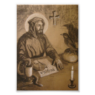 St. Benedict, 5"x7" fotoutskrift Fototryck