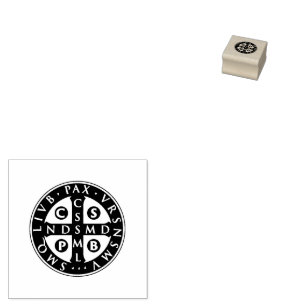 St. Benedict Medal Design Stämpel