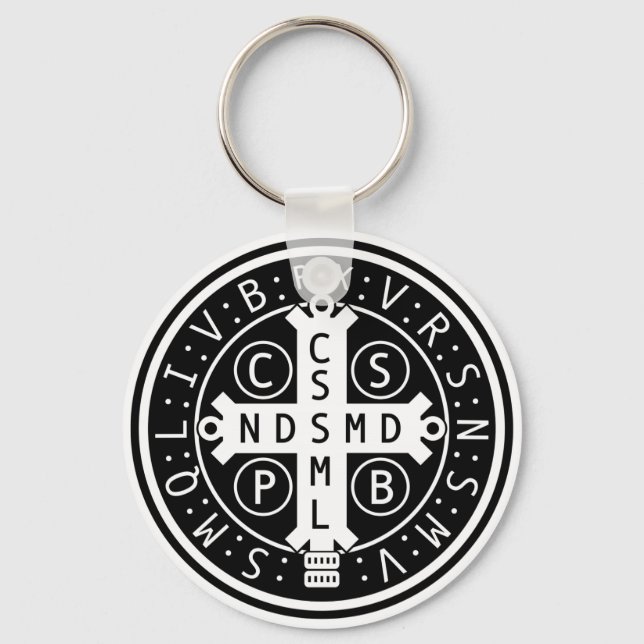 St. Benedict Medal Keychains, olika Stilar Nyckelring (Framsida)