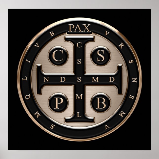 St. Benedict Medal Poster (Framsidan)