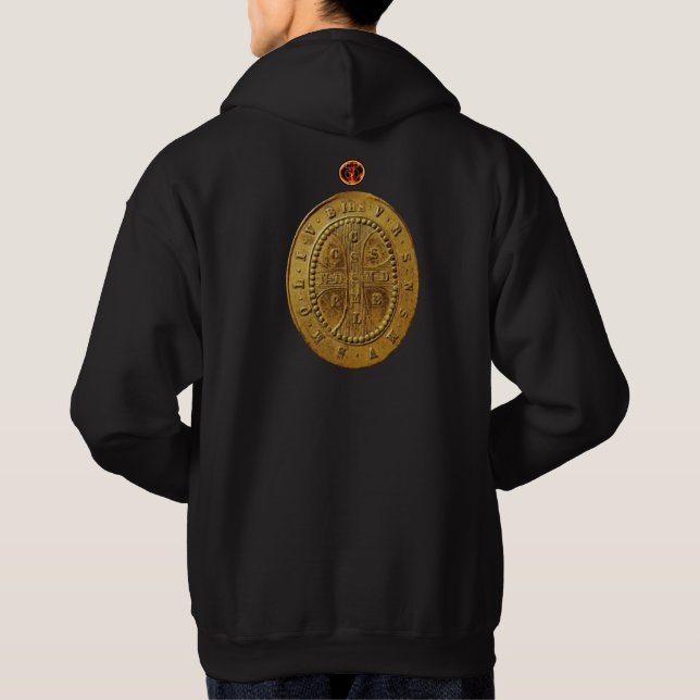 St Benedict Medal Sweatshirt (Baksida)