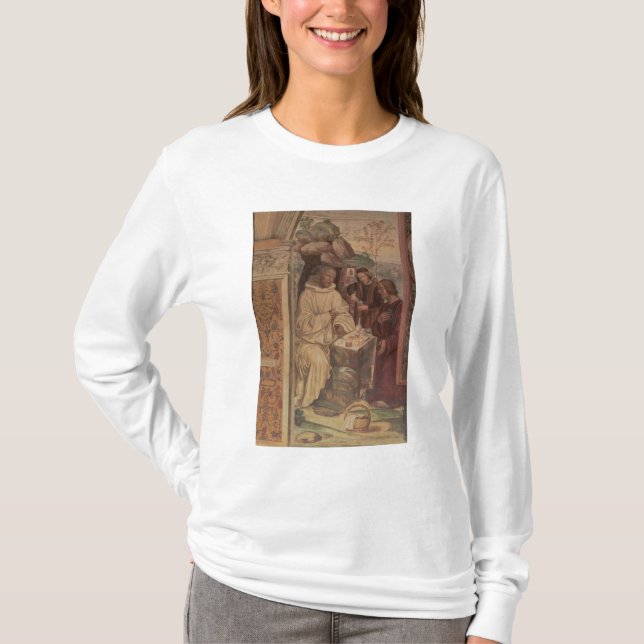 St. Benedict mot en landskap, från livnollan Tee (Framsida)