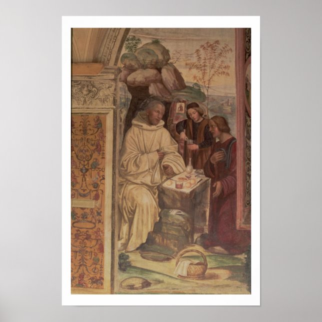 St. Benedict mot ett landskap, från Life o Poster (Framsidan)