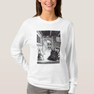 St. Benedict som predikar i kloster Tee Shirt