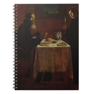 St. Benedict som välsignar St. Maur Anteckningsbok
