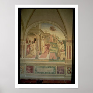St. Benedicts flaggellation, från Livet of Poster