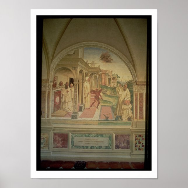 St. Benedicts flaggellation, från Livet of Poster (Framsidan)