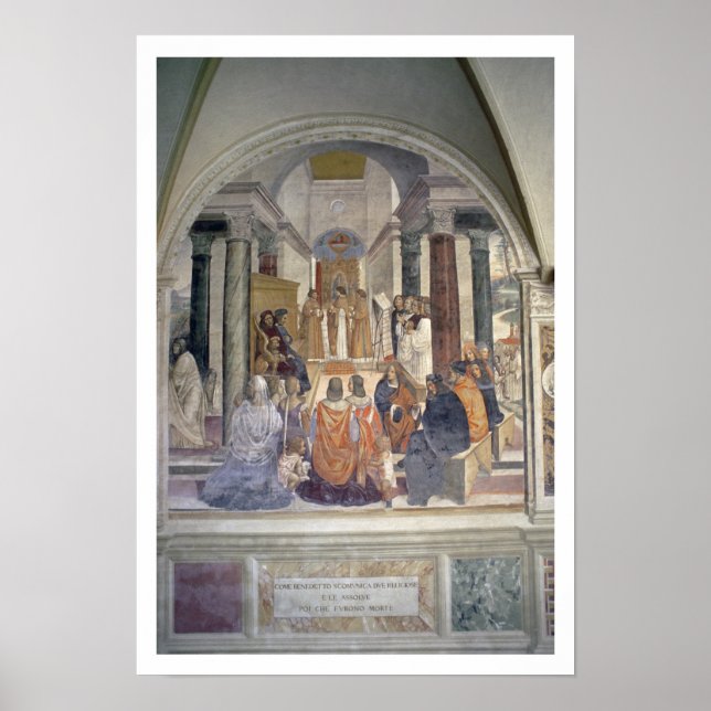 St. Benedicts (fresco) liv (uppgift) Poster (Framsidan)