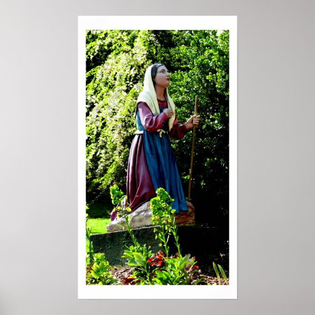 St Bernadette Fine Art Photograph Poster (Framsidan)
