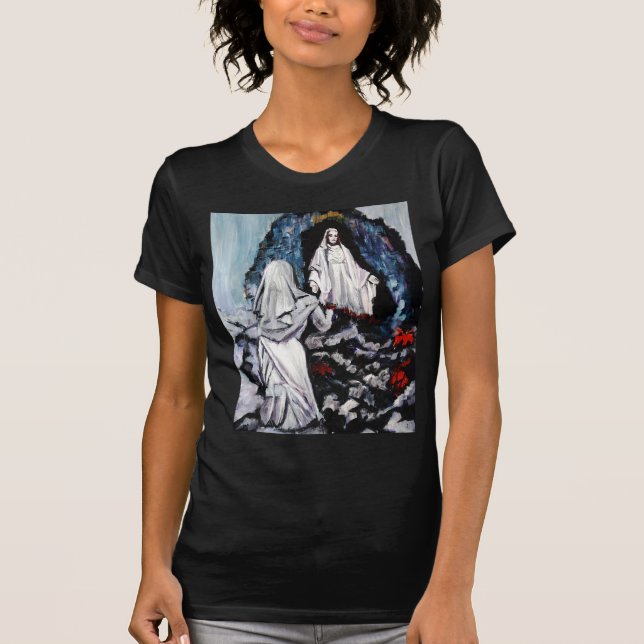 St Bernadette på grottoen Tee (Framsida)