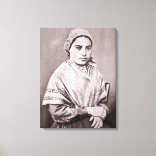 St. Bernadette Soubirous Canvastryck