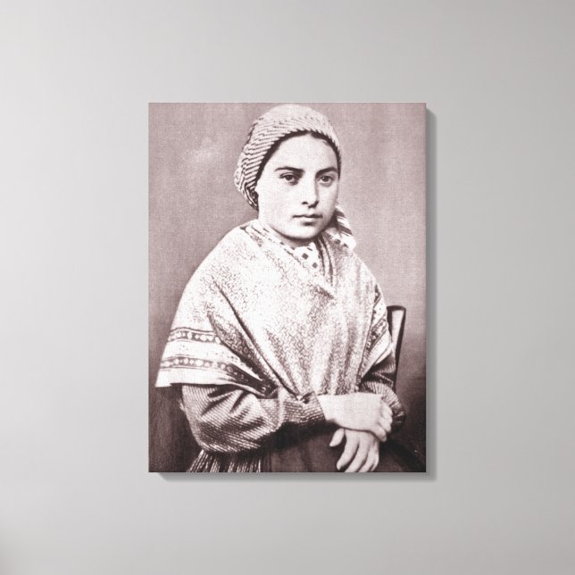 St. Bernadette Soubirous Canvastryck (Framsida)