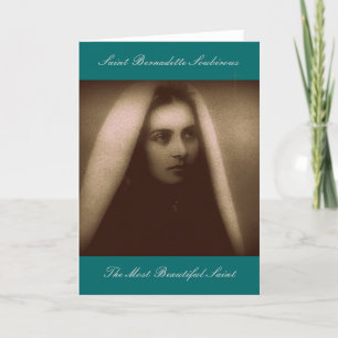 St. Bernadette Soubirous, det vackraste Saint Kort