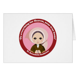 St. Bernadette Soubirous Hälsningskort