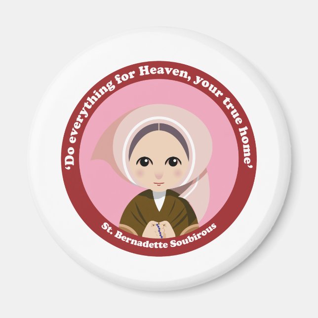 St. Bernadette Soubirous Magnet (Framsidan)