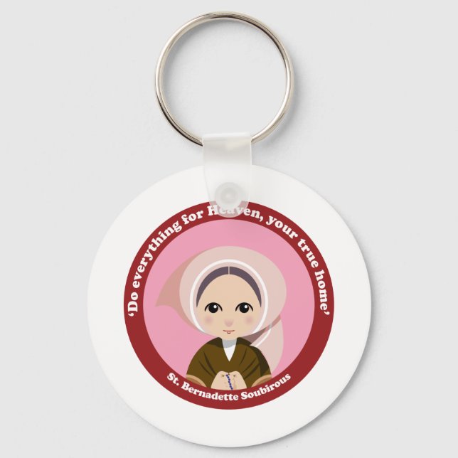 St. Bernadette Soubirous Nyckelring (Framsida)