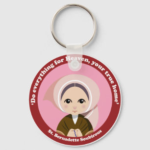 St. Bernadette Soubirous Nyckelring