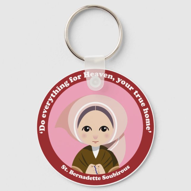 St. Bernadette Soubirous Nyckelring (Framsida)