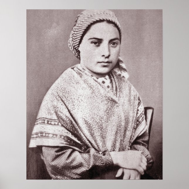 St. Bernadette Soubirous Poster (Framsidan)