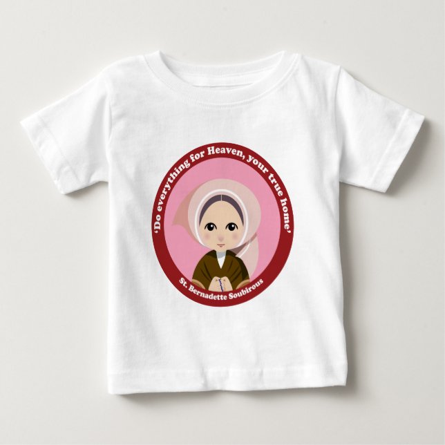 St. Bernadette Soubirous T-shirt (Framsida)