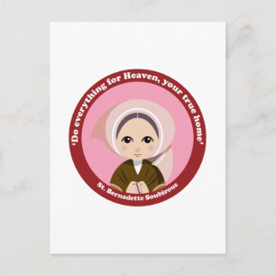St. Bernadette Soubirous Vykort